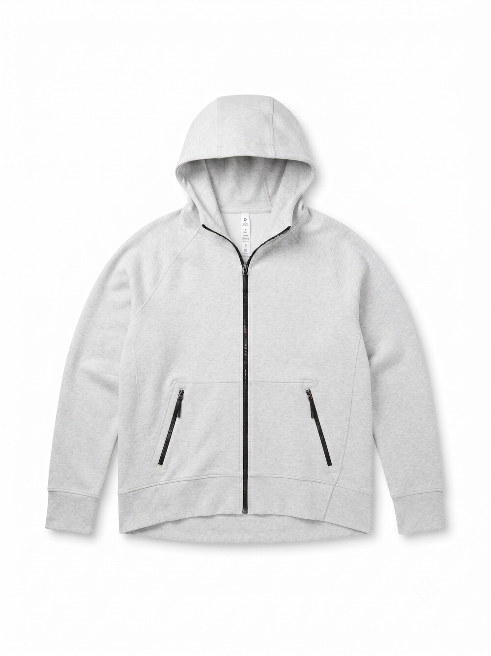 Women's DSG Sport Fleece Full Zip Light Heather Grey Size Medium